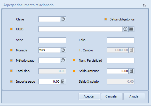 Captura del método de pago PPD del CFDI 05