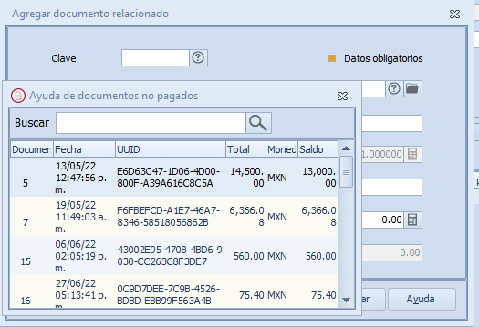 Captura del método de pago PPD del CFDI 06