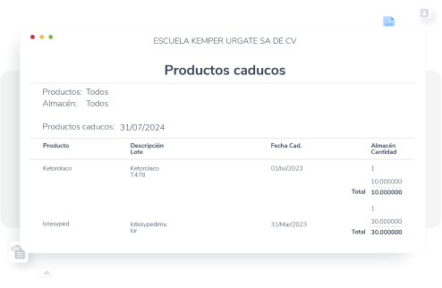 Reportes para seguimiento de inventario
